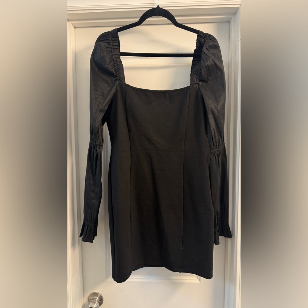 MAJORELLE Black Long Sleeve Dress